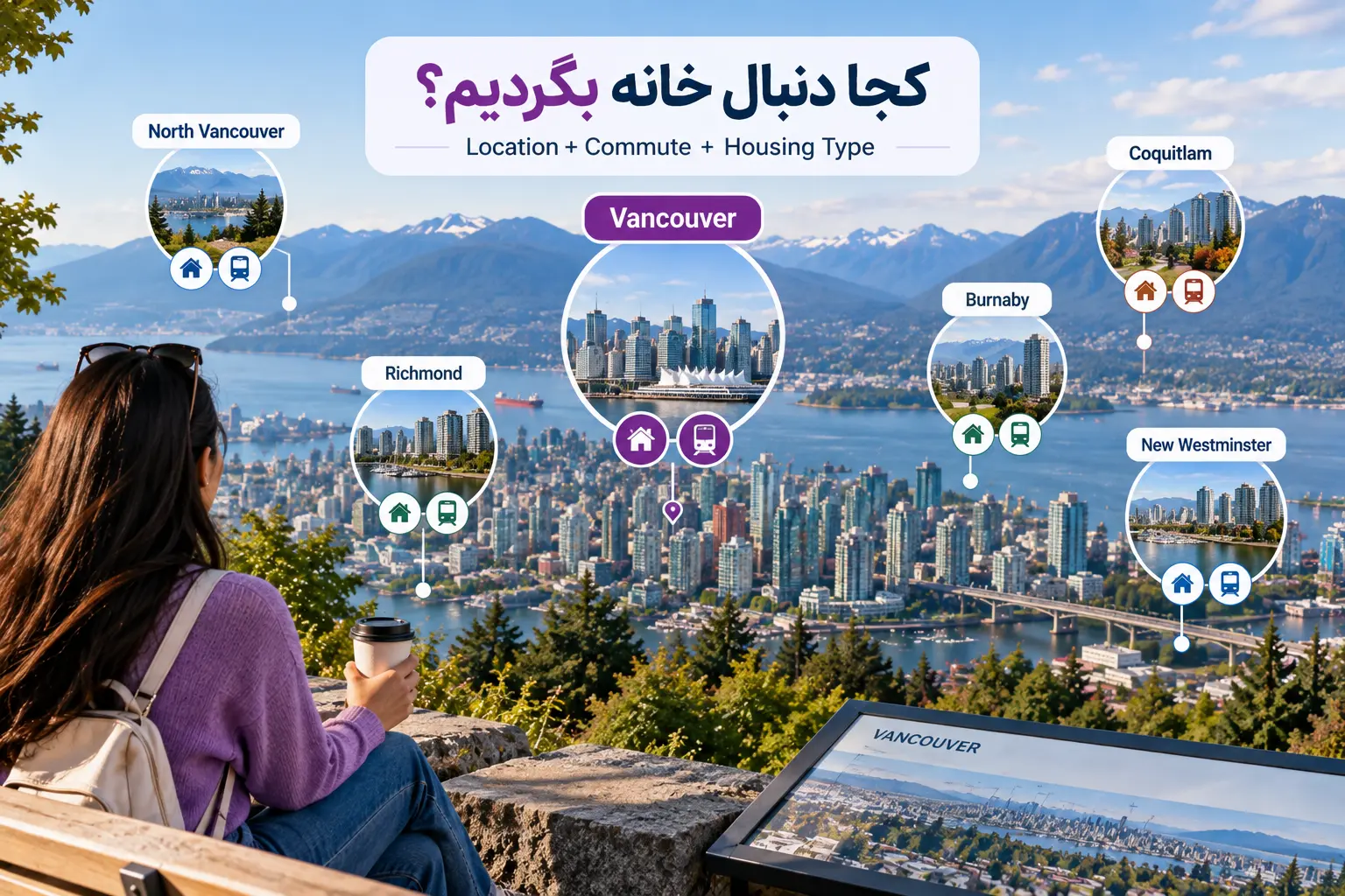 انتخاب محدوده مناسب برای اجاره خانه در ونکوور و مترو ونکوور