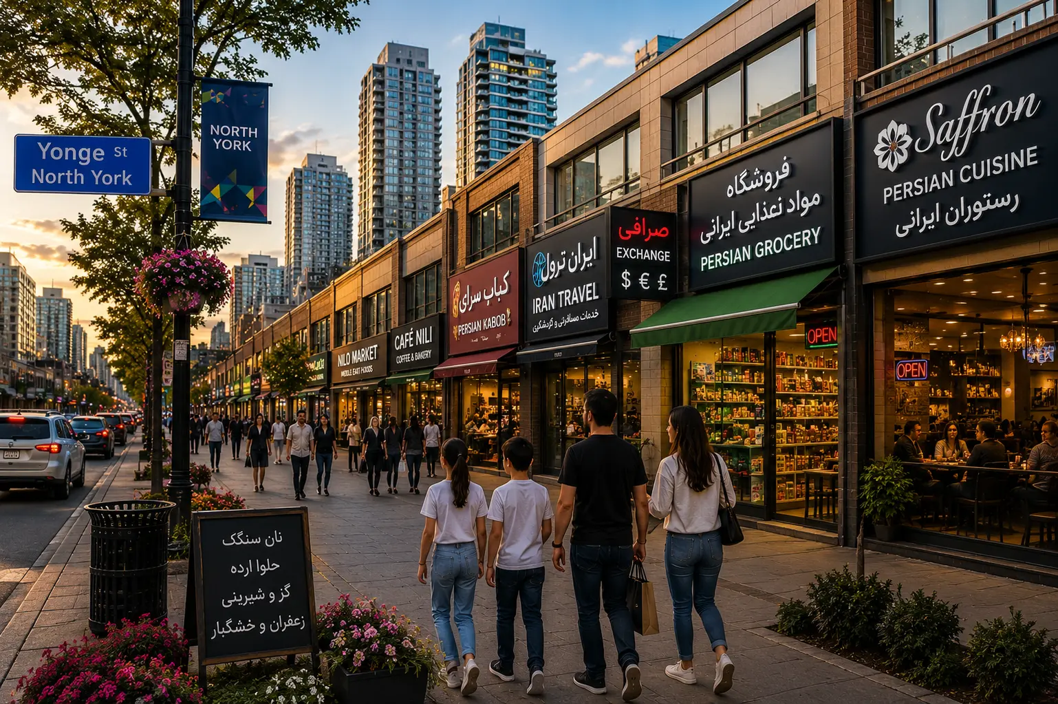 زندگی ایرانیان در نورث یورک تورنتو