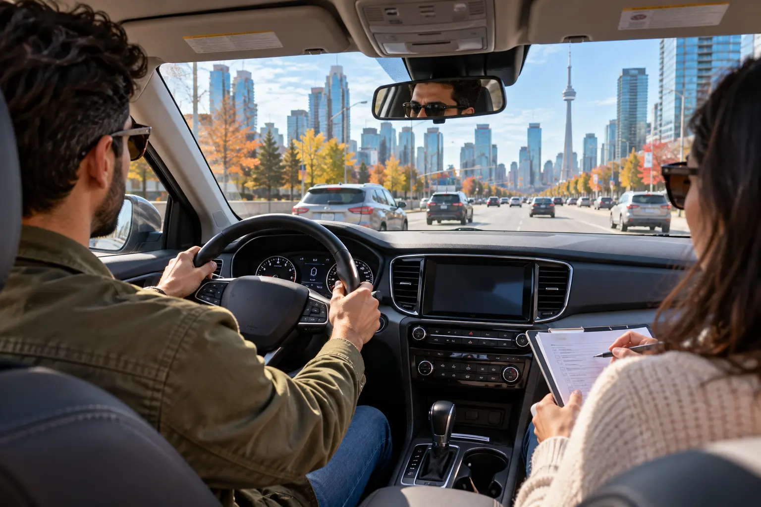 بررسی ماشین دست دوم هنگام Test Drive قبل از خرید در تورنتو